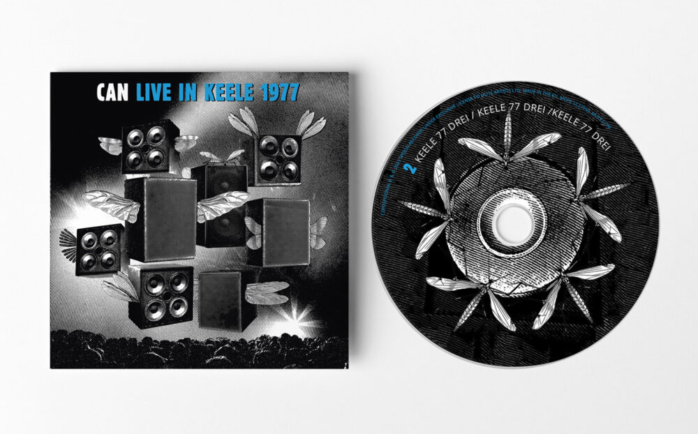 CAN live in Keele, CD & Cover